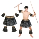 Costume ensemble hawai jaune pour femme