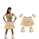 Costume ensemble hawai jaune pour femme