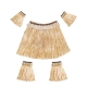 Costume ensemble hawai jaune pour femme