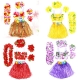 Costume ensemble hawai jaune pour femme
