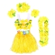 Costume ensemble hawai jaune pour femme