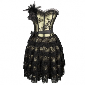 Ensemble Victorien beige