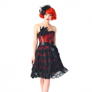 Ensemble Victorien rouge