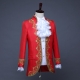 Déguisement veste noire chemise jabot de prince