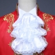 Déguisement veste noire chemise jabot de prince