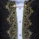 Déguisement veste noire chemise jabot de prince