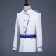 Déguisement ensemble blanc pantalon et veste de prince 