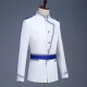 Déguisement ensemble blanc pantalon et veste de prince 