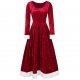 Robe longue mère noël S au XL