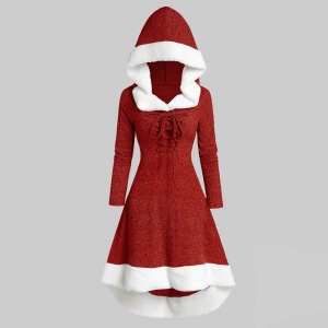 Robe &agrave; capuche m&egrave;re no&euml;l S au 2XL