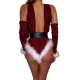 Robe longue mère noël S au XL