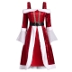 Robe mi longue mère noël S au 5XL