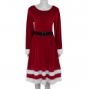 Robe mi longue m&egrave;re no&euml;l S au 2XL