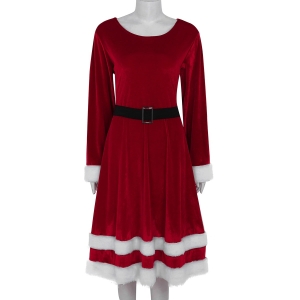Robe mi longue m&egrave;re no&euml;l S au 4XL