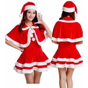 Costume robe m&egrave;re no&euml;l avec cape