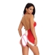 Robe mi longue mère noël