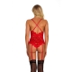 Lingerie guêpière sexy mère noël