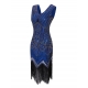 Costume charleston avec collier et boa