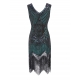 Costume robe année 20 bleue