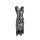 Costume charleston robe année 20 rouge