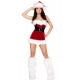 Costume robe  mère noël avec jambières