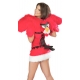 Costume angry bird rouge