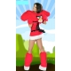 Costume angry bird rouge