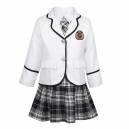 Costume Ecoli&egrave;re avec veste bordeaux