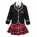 Costume Ecoli&egrave;re avec veste blanche