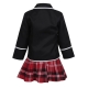 Costume Ecolière avec veste blanche