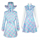 Costume combinaison paillet&eacute; dor&eacute;e barbie pour femme