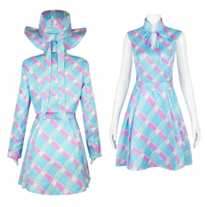 Costume tenue bleue de barbie pour femme
