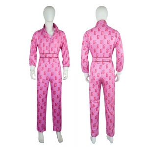 Costume Ken combinaison rose pour gar&ccedil;on