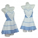 Costume tenue bleue de barbie pour femme