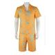 Costume Ken ensemble orange et motifs bleus pour homme