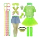 Accessoires années 80 vert