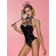 Costume soubrette femme de ménage avec plumeau