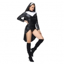 Costume nonne bonne souer avec la paire de bas