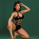 Costume militaire sexy avec képi et fouet