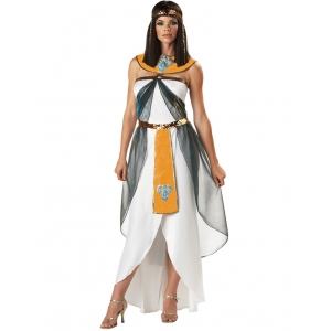 Costume Cl&eacute;op&acirc;tre avec tour de cou et de t&ecirc;te