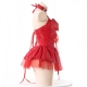 Costume diablesse rouge