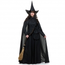 Costume sorciere noire avec chapeau