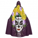 Costume cape le jour des morts noire