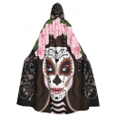 Costume cape jaune le jour des morts
