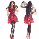 Costume dia des muertos avec le ch&acirc;le