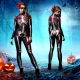 Costume dia des muertos avec la coiffe