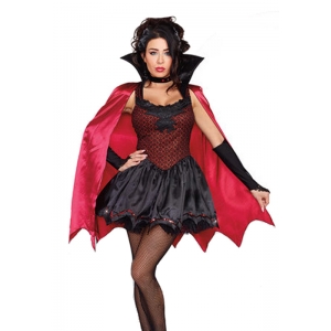 Costume vampire avec la cape