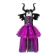 Costume Fille sorcière araignée violette tutu