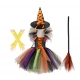 Costume Fille socricère tutu violet avec balais