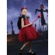 Costume Fille diablesse tutu avec la fourche et les ailes de diable